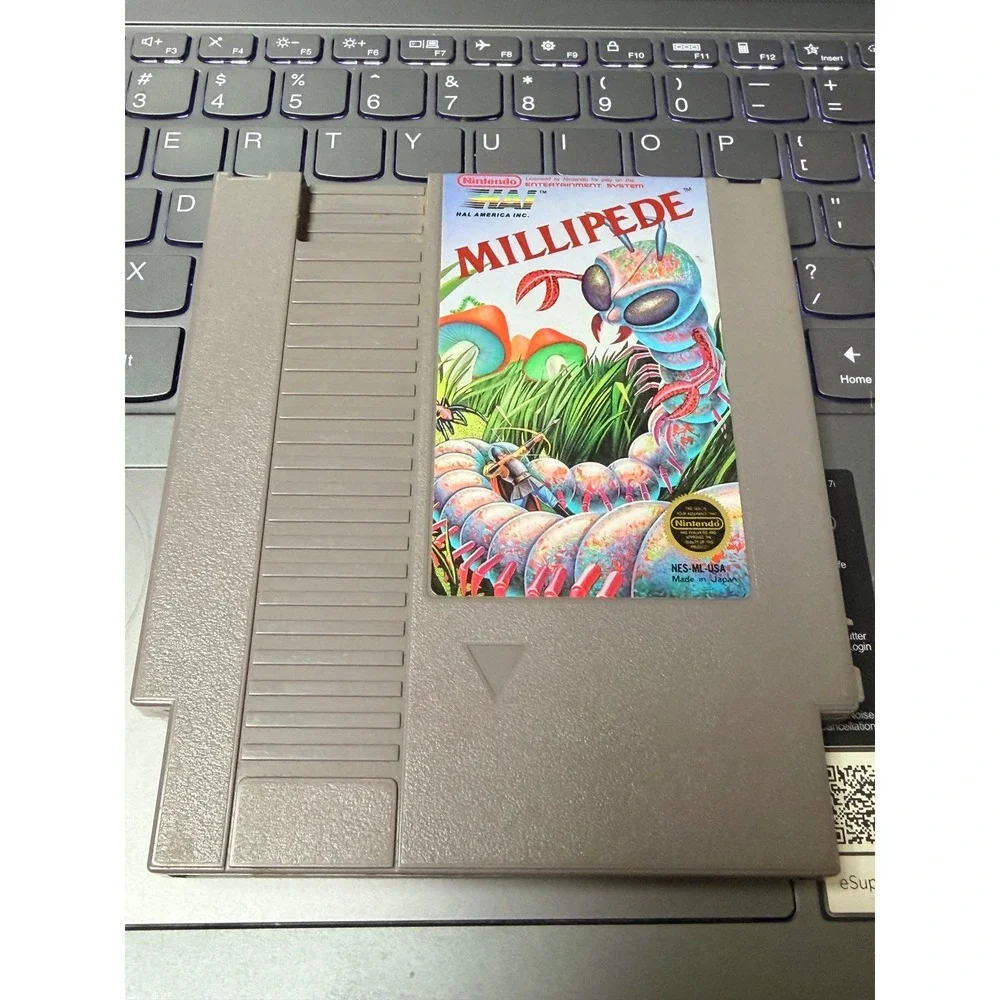 Millipede Nintendo NES Video Game Cartridge NES-ML-USA HAL America Inc.‎
